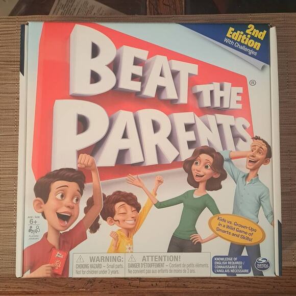 Beat The Parents Second Edition Parents VS Kids Challenge Board Game - Picture 5 of 8